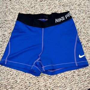 Nike Pro Royal Blue Spandex